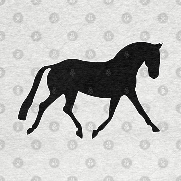 Simple Dressage Horse by DickinsonDesign